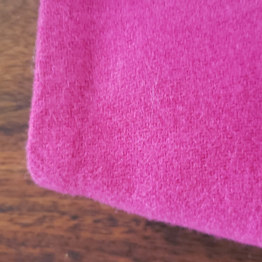 Talbots Fuchsia Berry Pink Wool Pencil Skirt | Size 6 - Picture 9 of 13